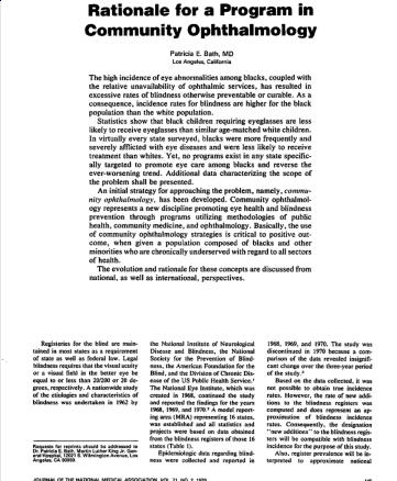 picture of community opathalmology article